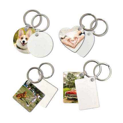 Sublimation Printing MDF Keychain Blank - 2 Sided | Custom Keychain | Sublimation Keychain | Heat Transfer Keychain by INNOSUB USA