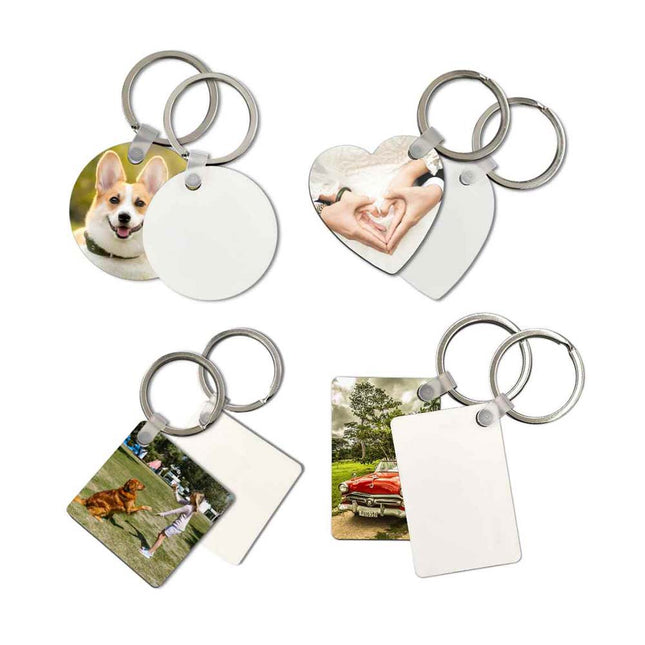 Sublimation Printing MDF Keychain Blank - 2 Sided | Custom Keychain | Sublimation Keychain | Heat Transfer Keychain by INNOSUB USA