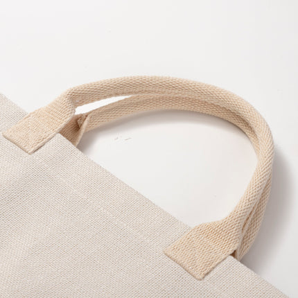Craft Express Linen Shopping Bag for Sublimation & Custom Designs, 15" x 16"