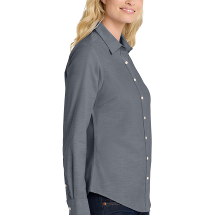 Port Authority Women's Long Sleeve SuperPro Oxford Shirt