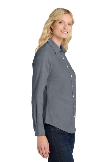 Port Authority Women's Long Sleeve SuperPro Oxford Shirt