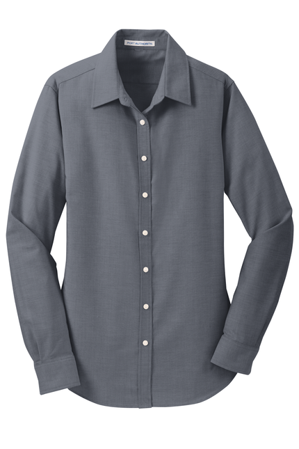 Port Authority Women's Long Sleeve SuperPro Oxford Shirt