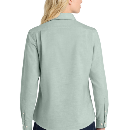 Port Authority Women's Long Sleeve SuperPro Oxford Shirt