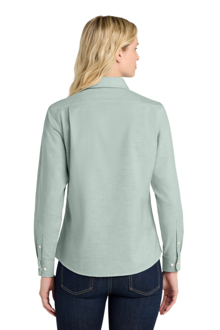 Port Authority Women's Long Sleeve SuperPro Oxford Shirt