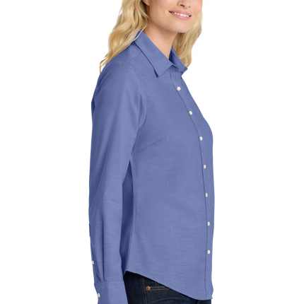 Port Authority Women's Long Sleeve SuperPro Oxford Shirt