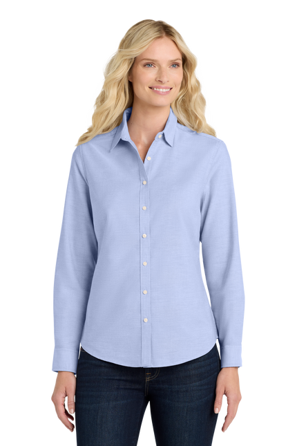 Port Authority Women's Long Sleeve SuperPro Oxford Shirt