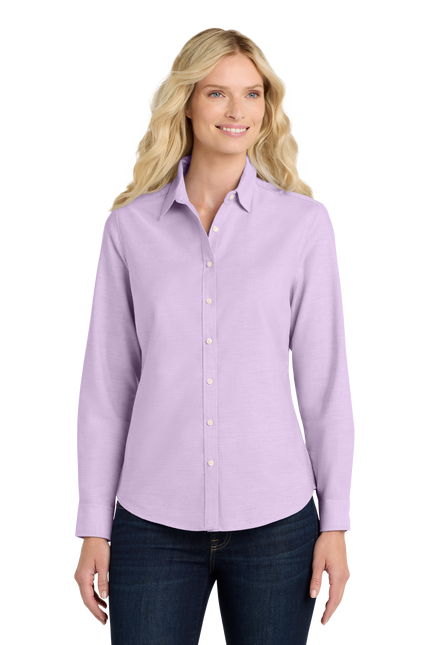 Port Authority Women's Long Sleeve SuperPro Oxford Shirt