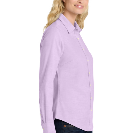 Port Authority Women's Long Sleeve SuperPro Oxford Shirt