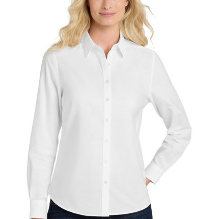 Port Authority Women's Long Sleeve SuperPro Oxford Shirt