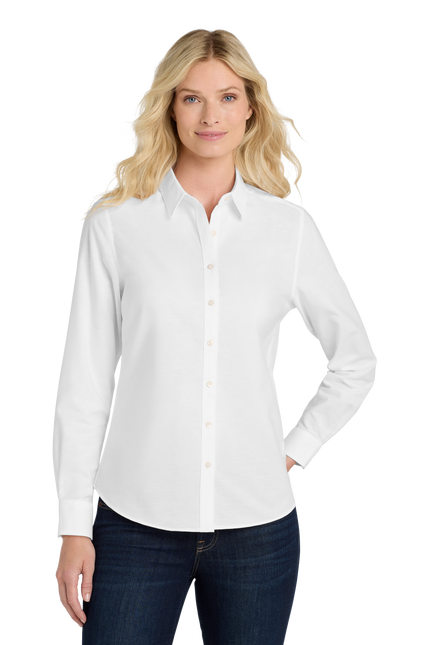 Port Authority Women's Long Sleeve SuperPro Oxford Shirt