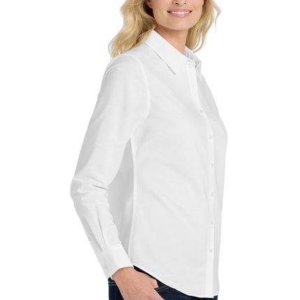 Port Authority Women's Long Sleeve SuperPro Oxford Shirt