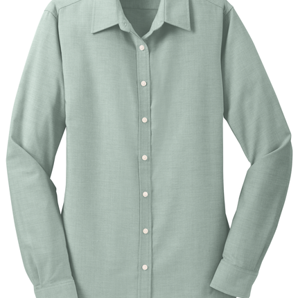 Port Authority Women's Long Sleeve SuperPro Oxford Shirt