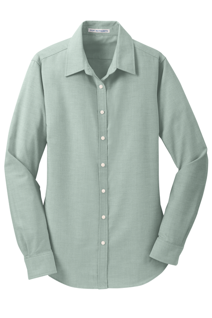Port Authority Women's Long Sleeve SuperPro Oxford Shirt