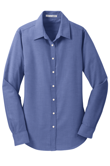 Port Authority Women's Long Sleeve SuperPro Oxford Shirt