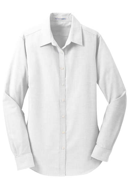 Port Authority Women's Long Sleeve SuperPro Oxford Shirt