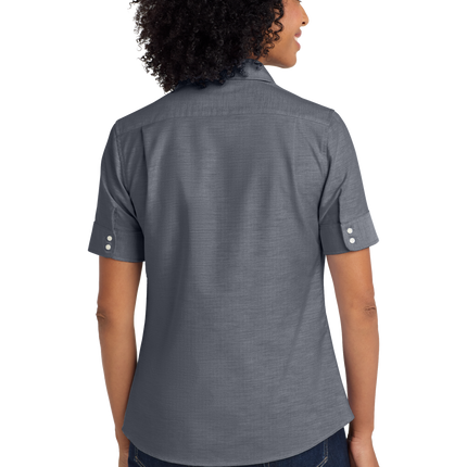 Port Authority Women's Short Sleeve SuperPro Oxford Shirt