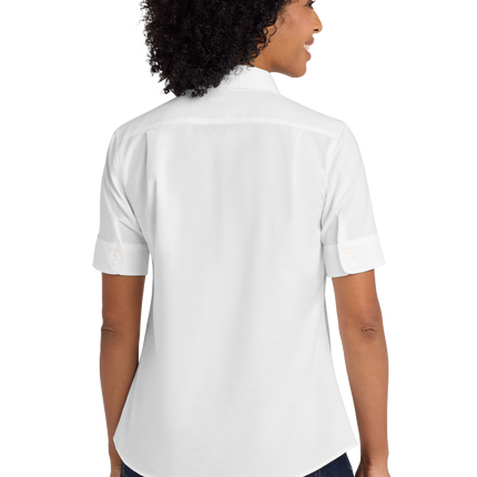 Port Authority Women's Short Sleeve SuperPro Oxford Shirt