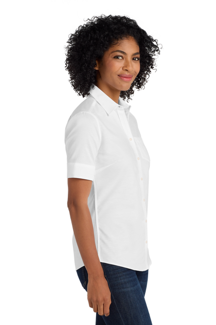 Port Authority Women's Short Sleeve SuperPro Oxford Shirt