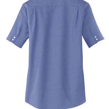 Port Authority Women's Short Sleeve SuperPro Oxford Shirt