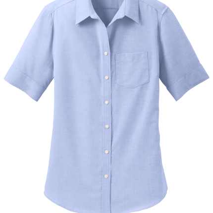Port Authority Women's Short Sleeve SuperPro Oxford Shirt