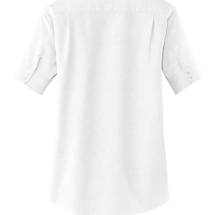Port Authority Women's Short Sleeve SuperPro Oxford Shirt