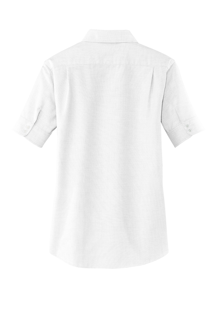 Port Authority Women's Short Sleeve SuperPro Oxford Shirt