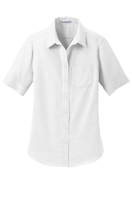 Port Authority Women's Short Sleeve SuperPro Oxford Shirt