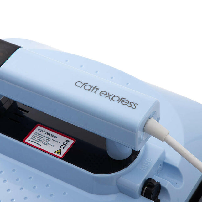 Craft Express Large Handheld Heat Press – 12" x 10" for HTV & Sublimation