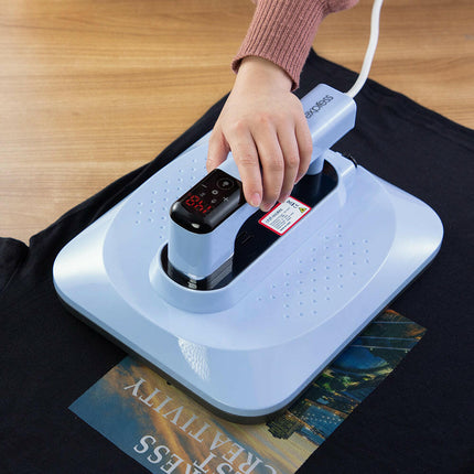Craft Express Large Handheld Heat Press – 12" x 10" for HTV & Sublimation