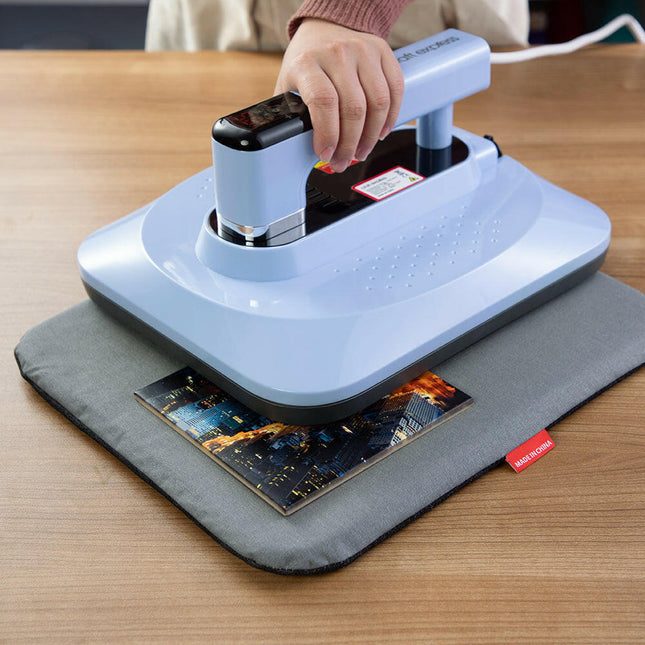 Craft Express Large Handheld Heat Press – 12" x 10" for HTV & Sublimation