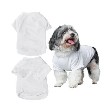 Craft Express 2 Pack Large Sublimation Pet T-Shirt – White Polyester