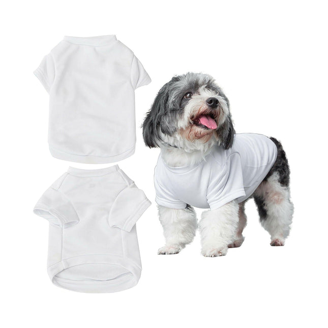 Craft Express 2 Pack Large Sublimation Pet T-Shirt – White Polyester