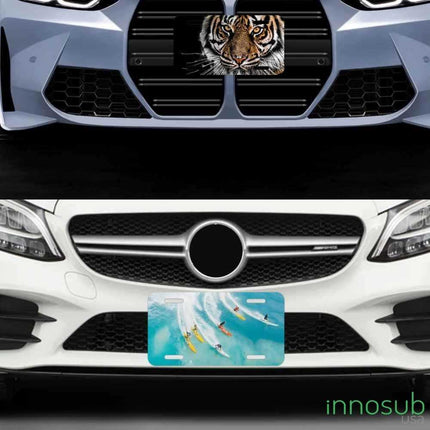Sublimation License Plate Blank - White Gloss 12"x6" by INNOSUB USA