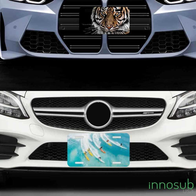 Sublimation License Plate Blank - White Gloss 12"x6" by INNOSUB USA
