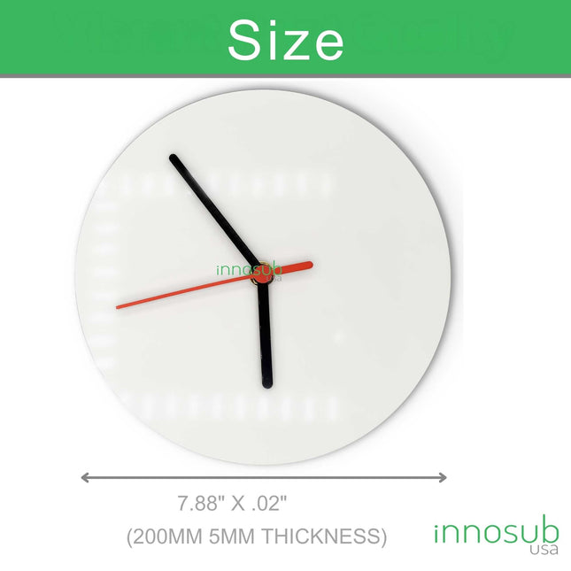 Sublimation MDF Wall Clock Blanks | 8" & 12" | by INNOSUB USA