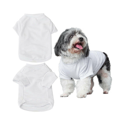 Craft Express 2 Pack Medium Sublimation Pet T-Shirt – White Polyester