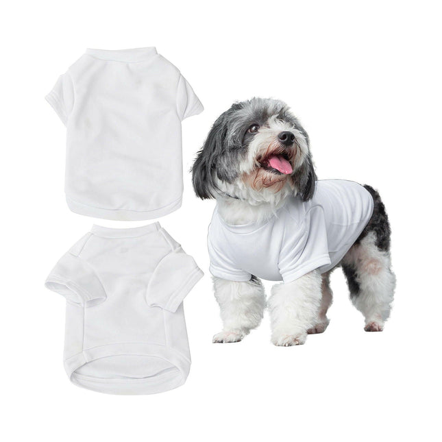 Craft Express 2 Pack Medium Sublimation Pet T-Shirt – White Polyester