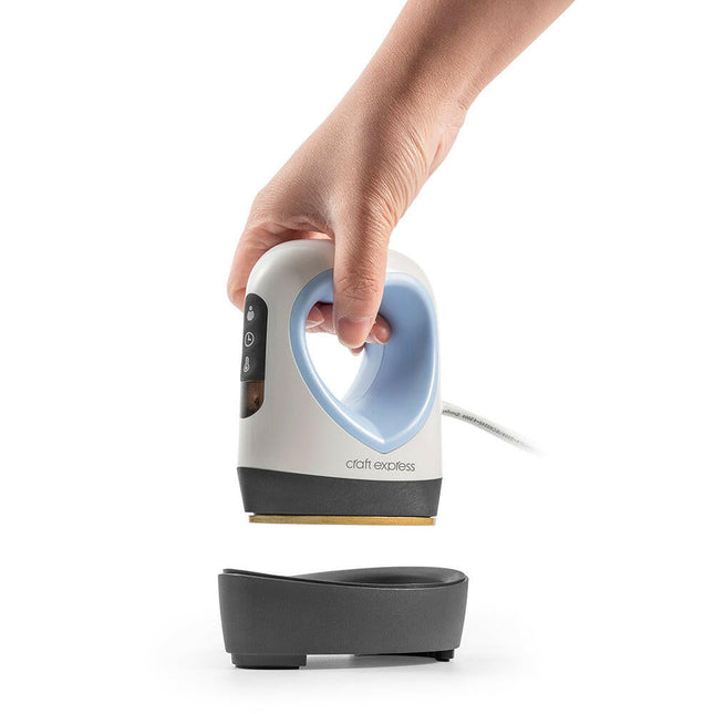 Craft Express Small Handheld Heat Press – Mini 3.5" x 2.25" for Sublimation & HTV