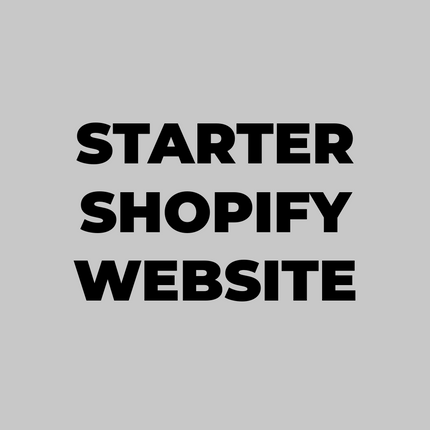 Shopify E-commerce Website