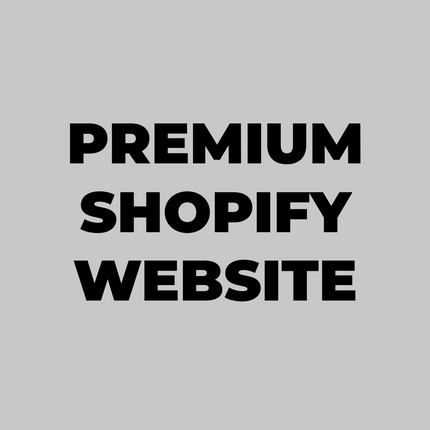 Shopify E-commerce Website