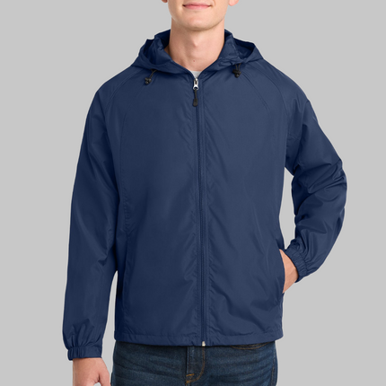 Hooded Raglan Jacket