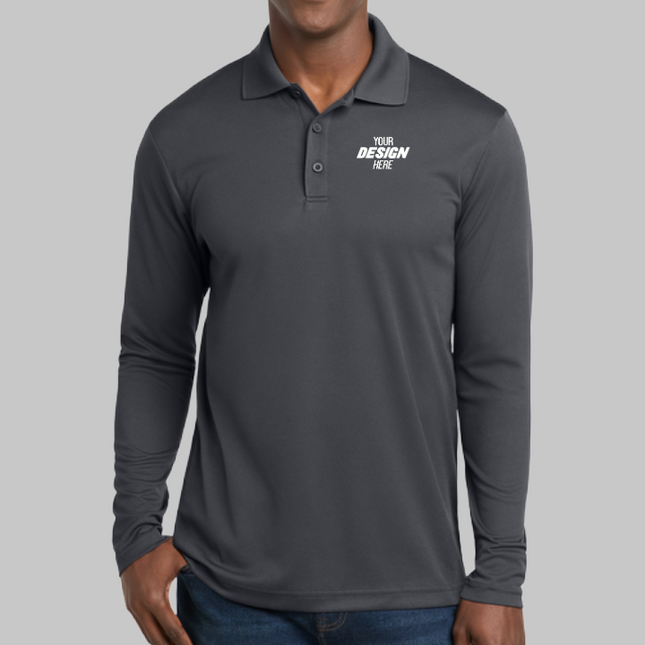 Sport-Tek RacerMesh Long Sleeve Polo