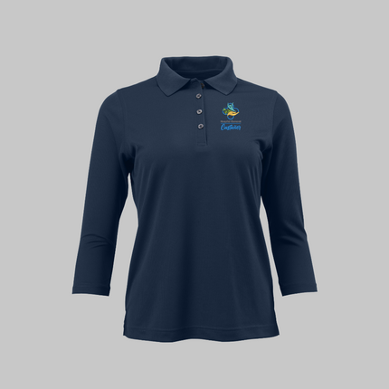 Women's Three-Quarter Sleeve Polo – HGC