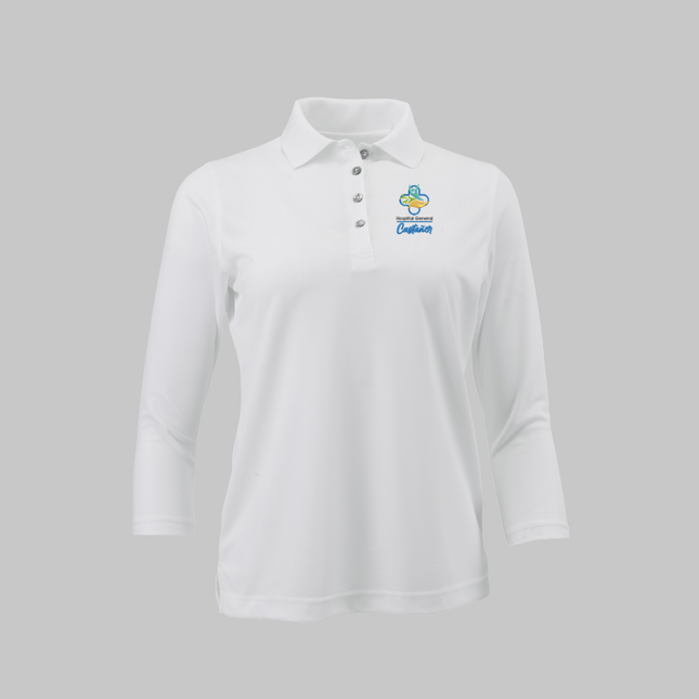 Women's Three-Quarter Sleeve Polo – HGC