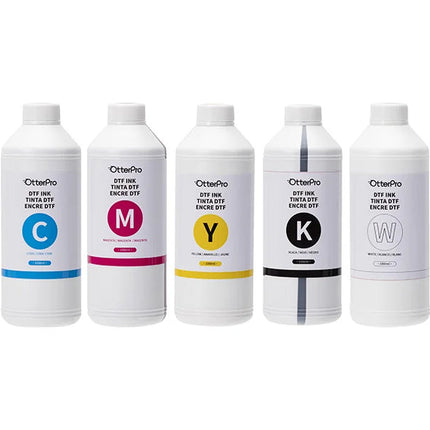Otter DTF Ink, 1000ml – Vibrant, Fade-Resistant DTF Ink for Cotton & Polyester Transfers