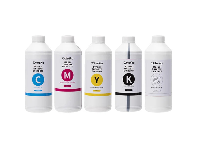Otter DTF Ink, 1000ml – Vibrant, Fade-Resistant DTF Ink for Cotton & Polyester Transfers