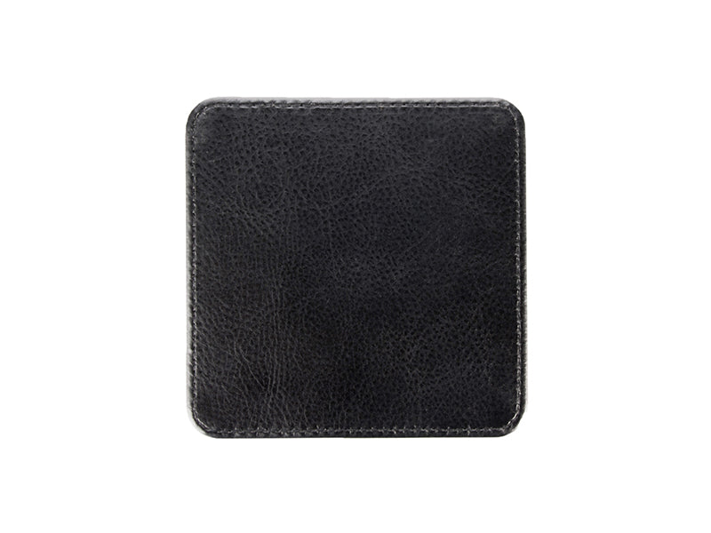 Craft Express 4 Pack Square Vegan Leather Sublimation Coasters – 4" x 4" White