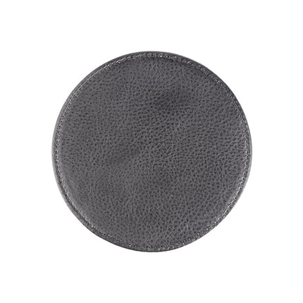Craft Express 4 Pack Round Vegan Leather Sublimation Coasters – 4" White