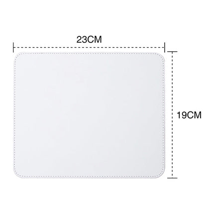 Craft Express Sublimation Vegan Leather Placemats – 12"x18" White