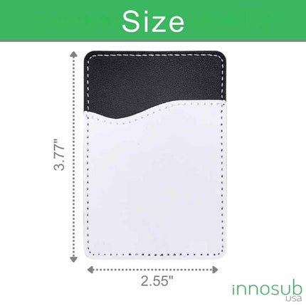 Sublimation Blanks PU Leather Card Holder For Sublimation Printing